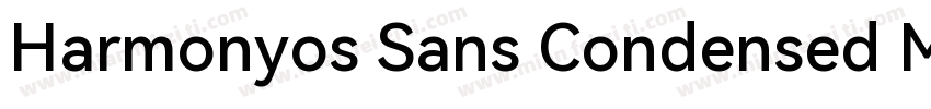 Harmonyos Sans Condensed Medium Ita字体转换